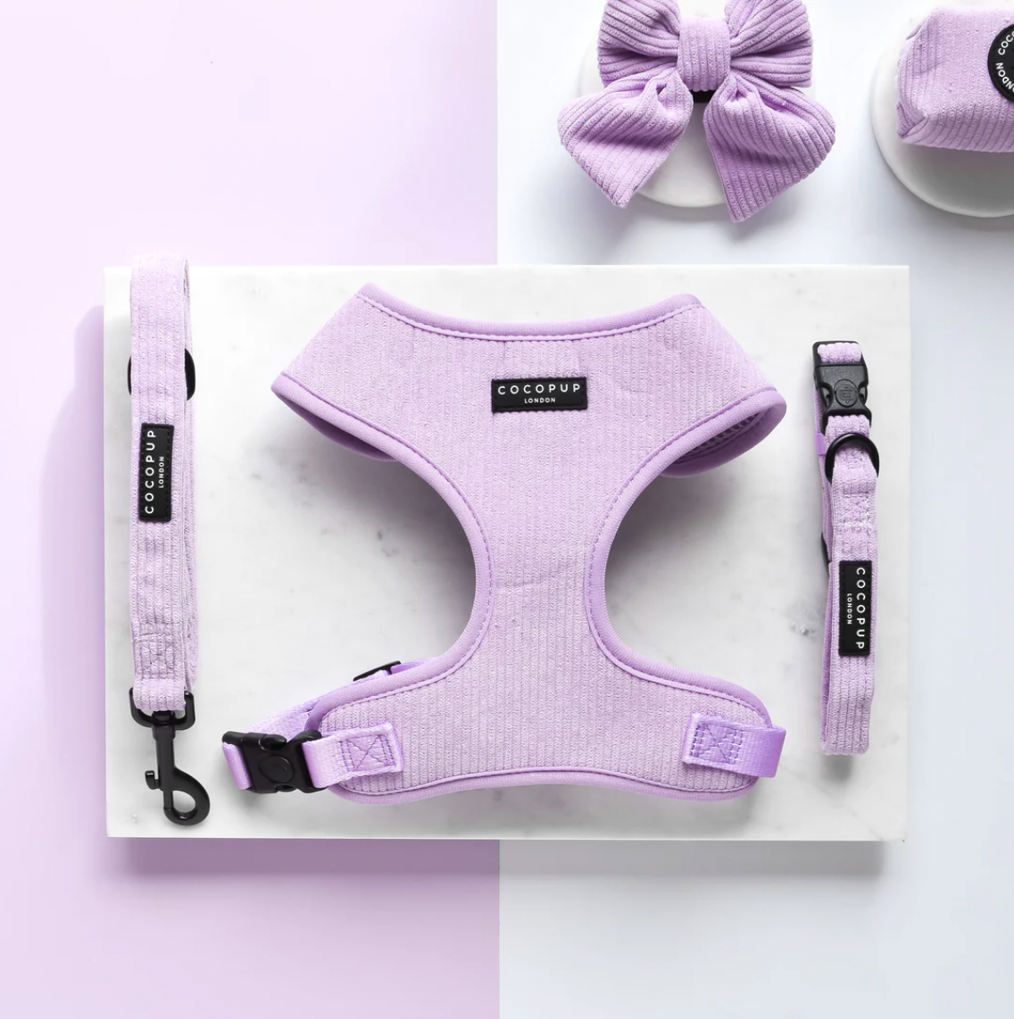 Lilac Cord Poop Bag Holder