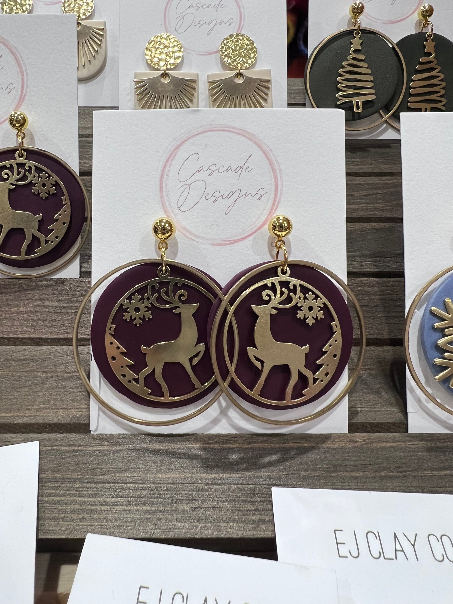 Merri | Festive Holiday Hoop Clay Collection