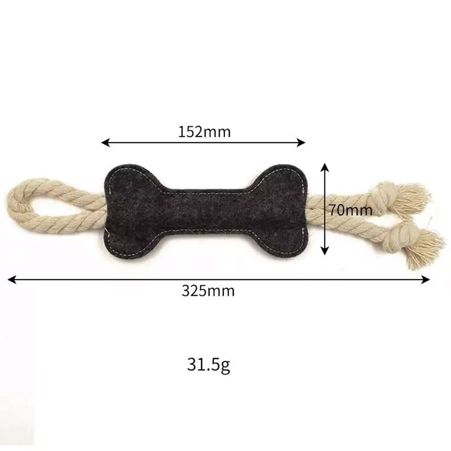 Bone Shape Soft Cotton Plush Dog Toy Bulk