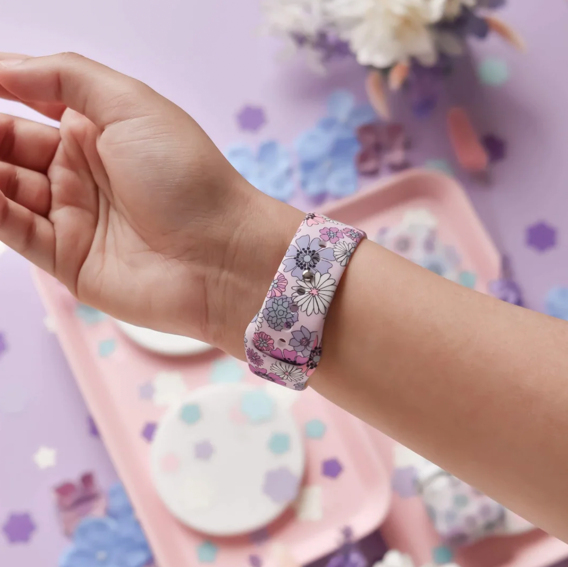 Pastel Flowers Apple Watch Strap - by Coconut Lane