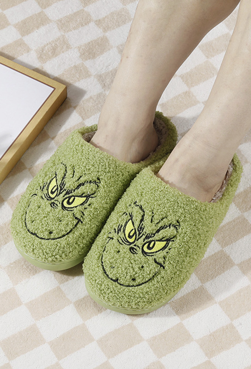 Next 2025 grinch slippers