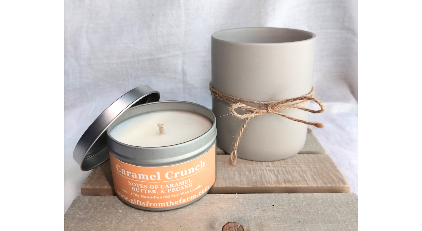 Caramel Crunch Soy Wax Candle