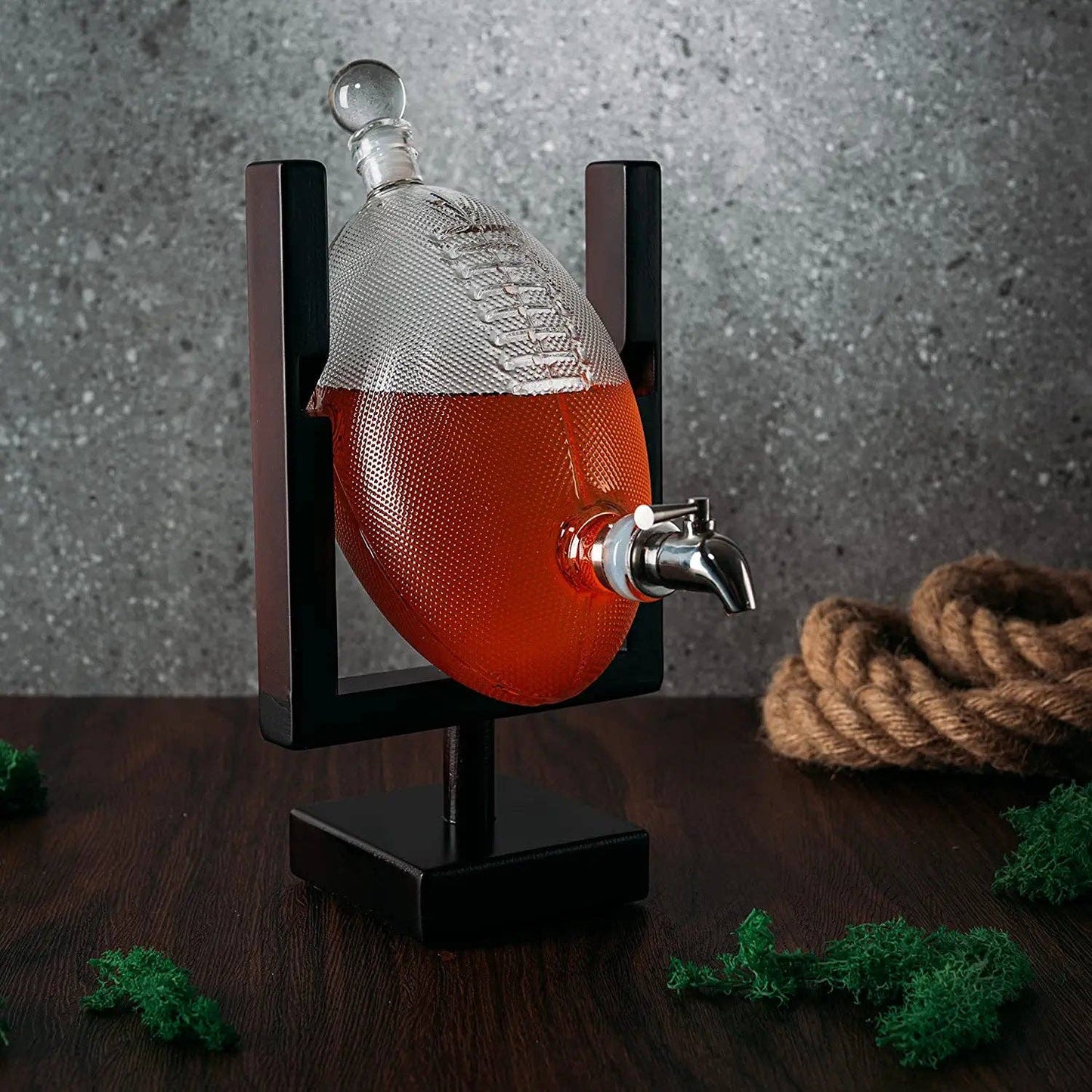 Football Decanter Set for Whiskey, Wine & Other Liquor