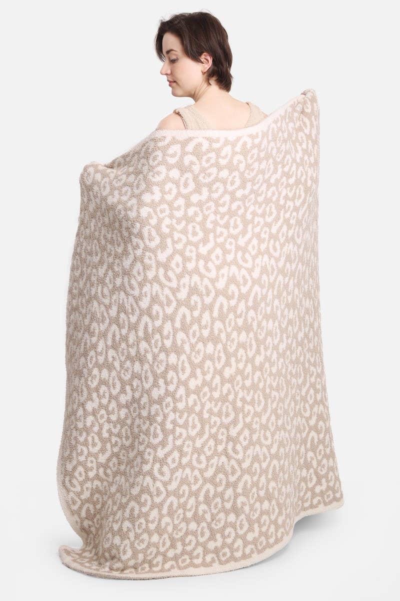 Leopard Print Luxury Soft Throw Blanket