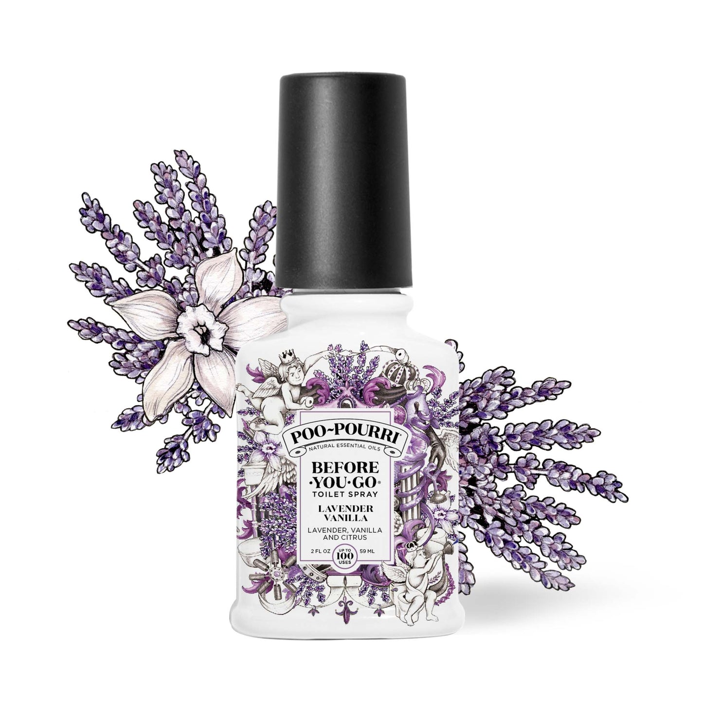 Poo~Pourri Lavender Vanilla 2oz boxed