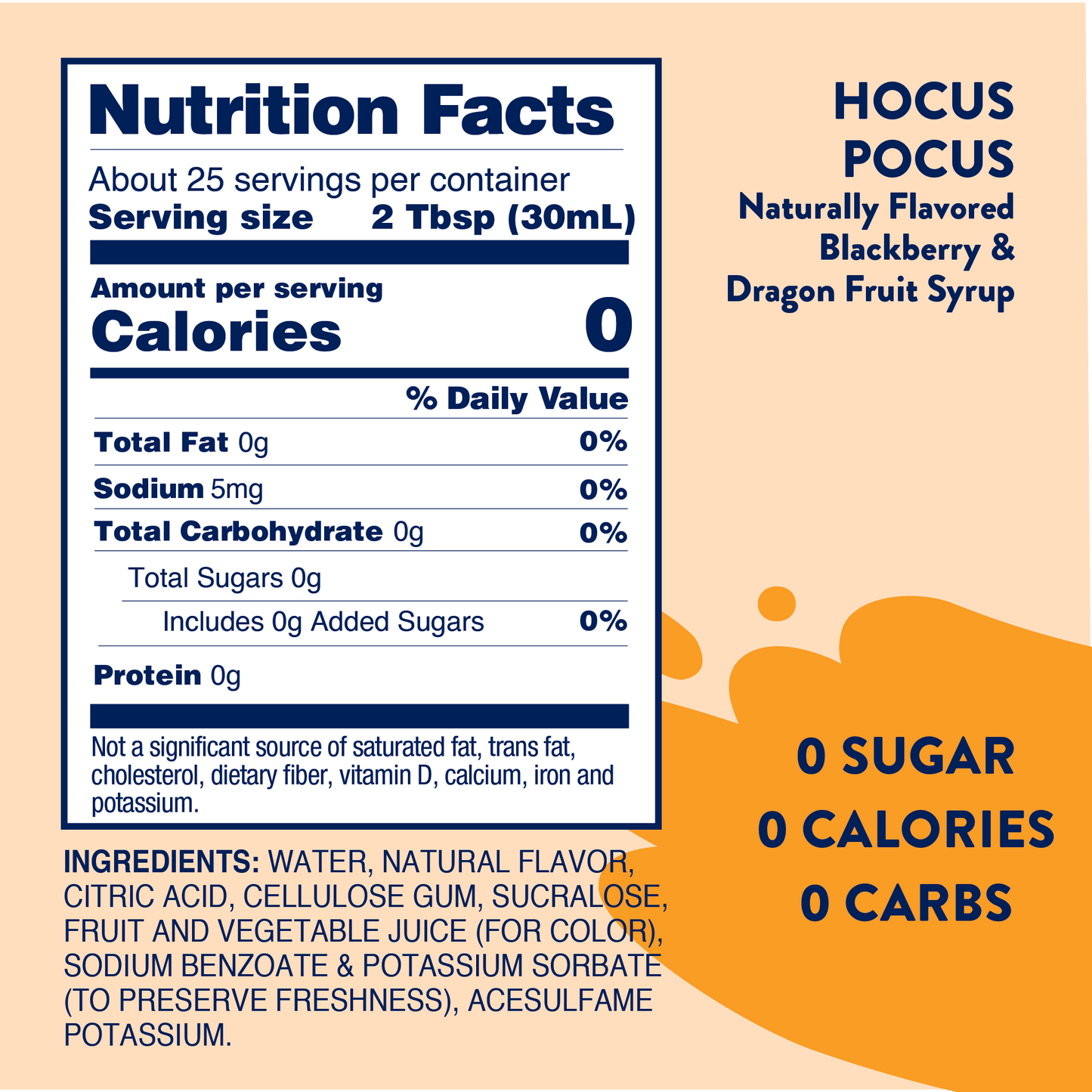 Sugar Free Hocus Pocus Syrup