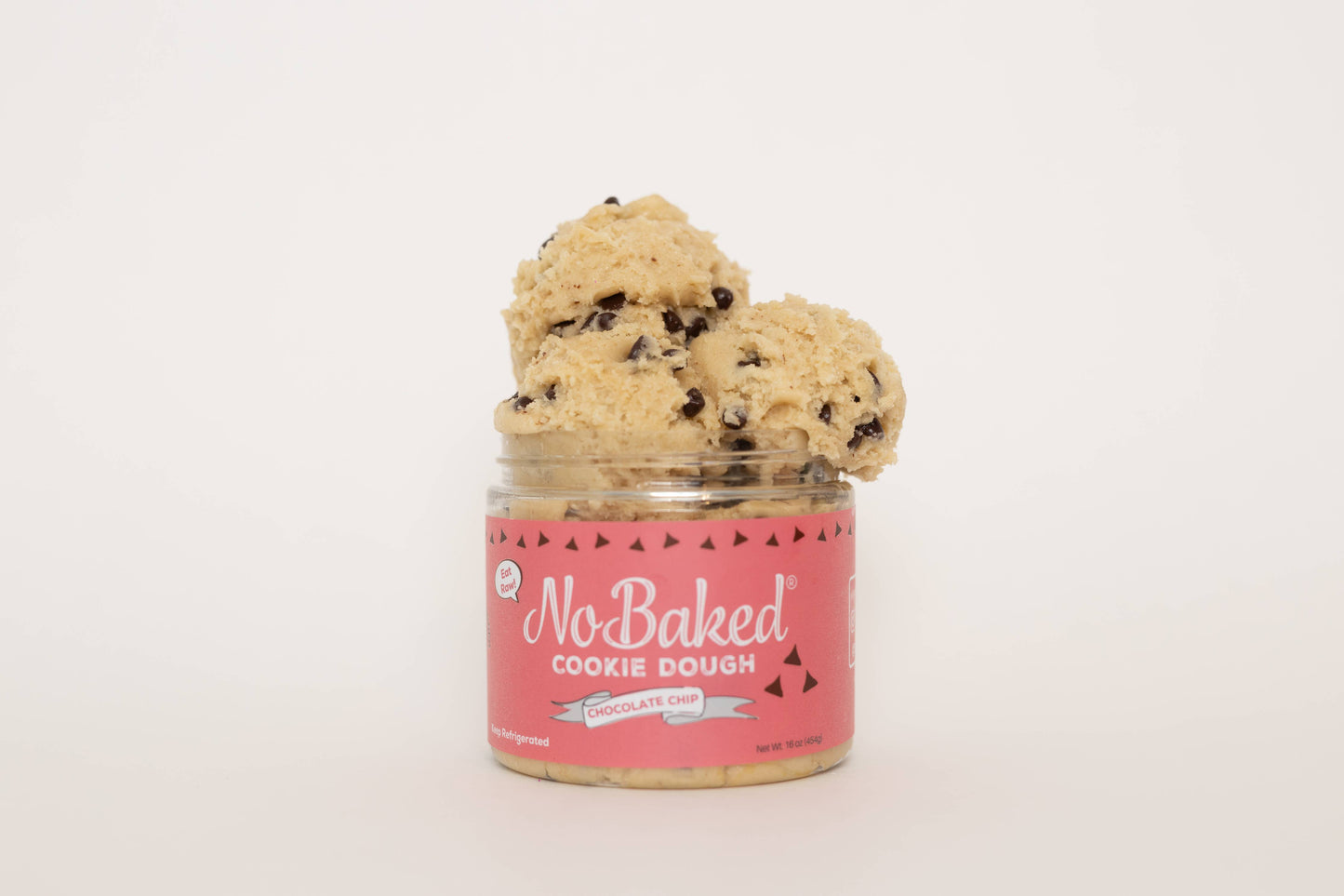 Edible Chocolate Chip Cookie Dough | 6 Pint Jars