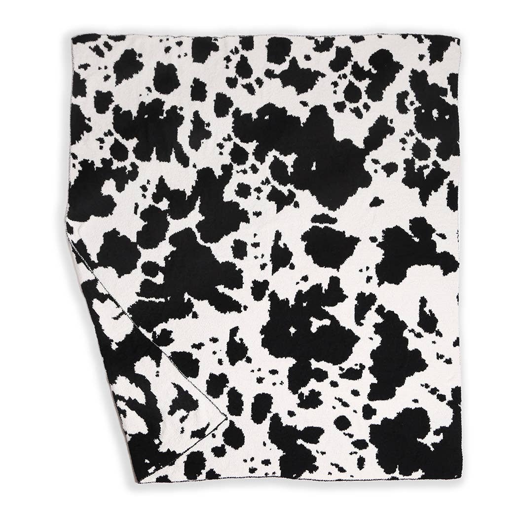 Cow Pattern Throw Blanket