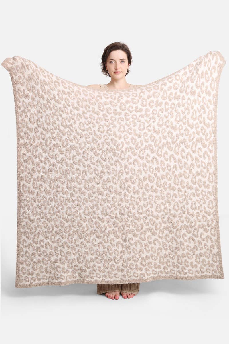 Leopard Print Luxury Soft Throw Blanket