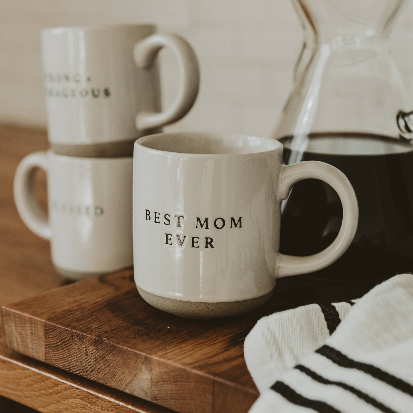 Best Mom Ever Stoneware Coffee Mug - Gifts & Home Decor