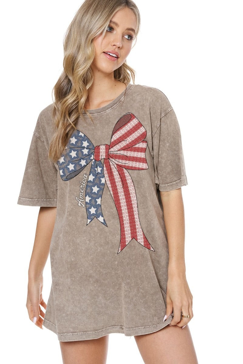 America Bow Graphic Tee