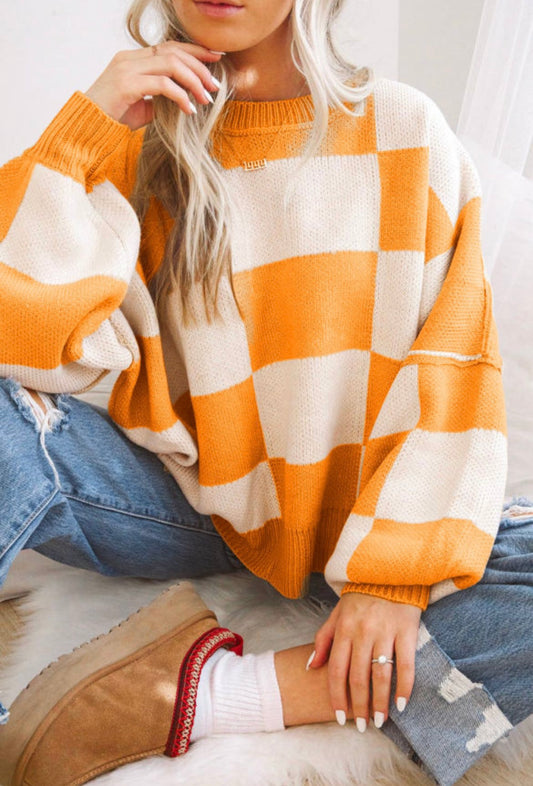 Checkered Sweater