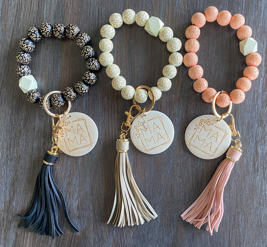 Wooden Mama Keychains