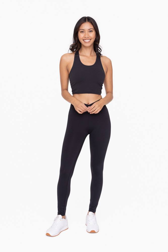 MONO B | VENICE CROSSOVER WAIST LEGGINGS