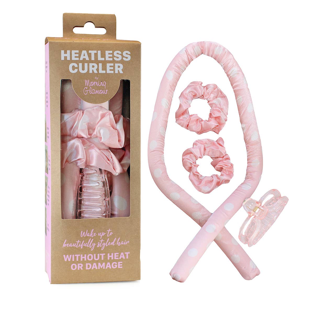 ECO Friendly Packaged Heatless Satin Curler