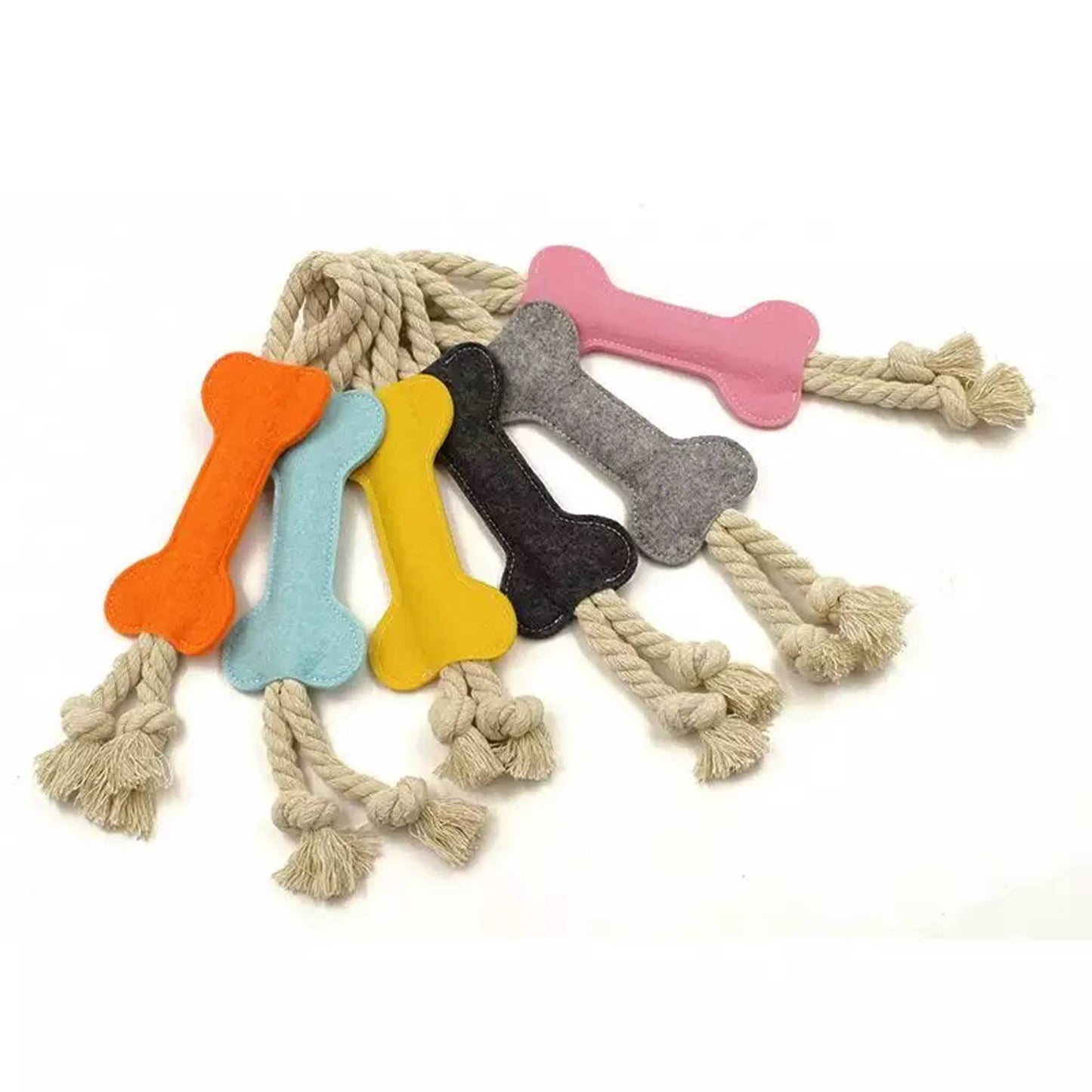 Bone Shape Soft Cotton Plush Dog Toy Bulk