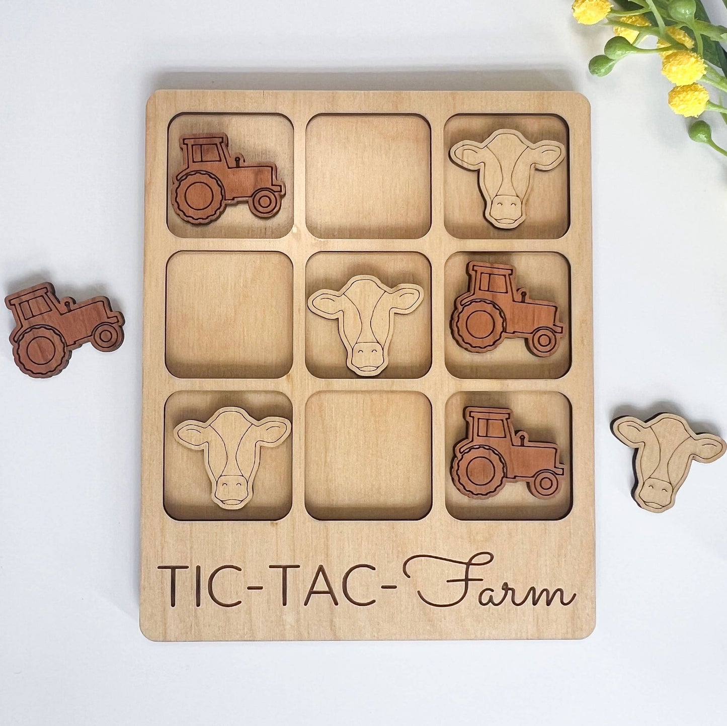 Farmer Gift - Tic-Tac-Toe Farm Game