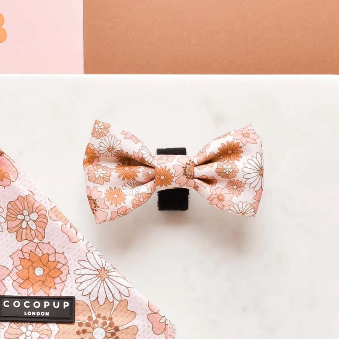 Groovy Floral Bow Tie