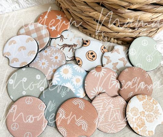 Boho Car Coasters