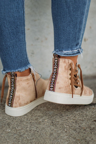 Beige High Top