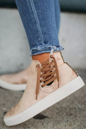 Beige High Top